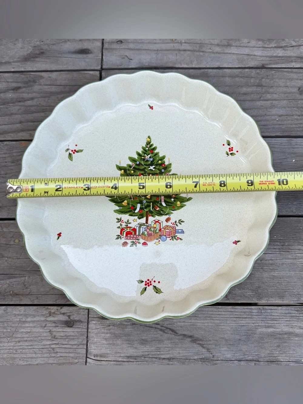 Vintage Studio Nova Holiday Season NY102 Quiche Tart Dish Pan Japan IN BOX